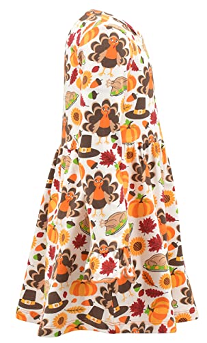 Image of Girls Long Sleeve Ruffled Dresses for Toddlers and Kids