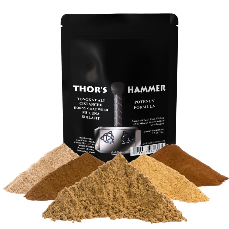 Thor's Hammer Herbal Formula (70 Grams) - 100% Natural, Pure, Wild-Sourced Herbs