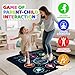 romrex Interactive Dance Mat for Kids, Portable Music Play Mat Toy Gift for Girls Boys Ages 3-12, Great for Coordination & Family Game Play, 3 Fun Modes with Piano & LED Lights & 7 Adjustable Volumes