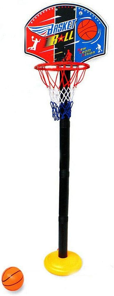ELECTROPRIME Kid Mini Basketball Play Set w/Adjusted Backboard Hoop Indoor Outdoor Toy
