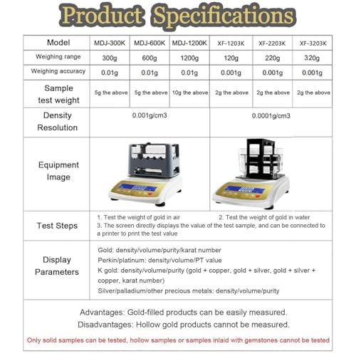 Purificatore elettronico ad alta precisione e analizzatore per l'industria dei gioielli e dei braccialetti – Dispositivo di test di qualità avanzato per gemme e metalli preziosi