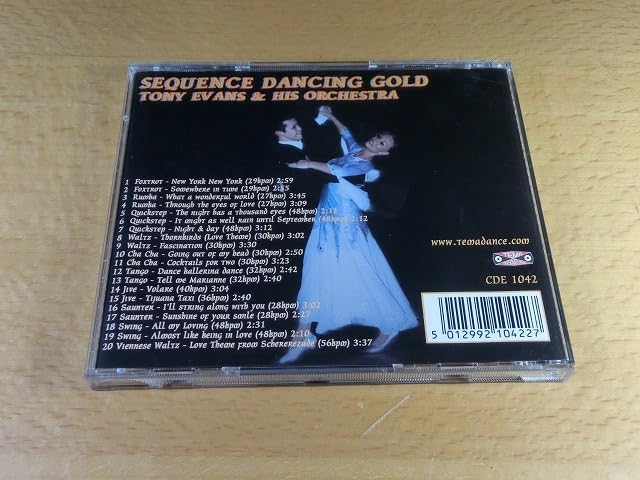 Amazon.co.jp: Sequence Dancing Gold/Tony Evans 【社交ダンス音楽