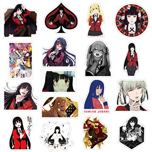 image for MINRAIN 50PCS Cartoon Japanese Anime Kakegurui Stickers Lovely Sticker