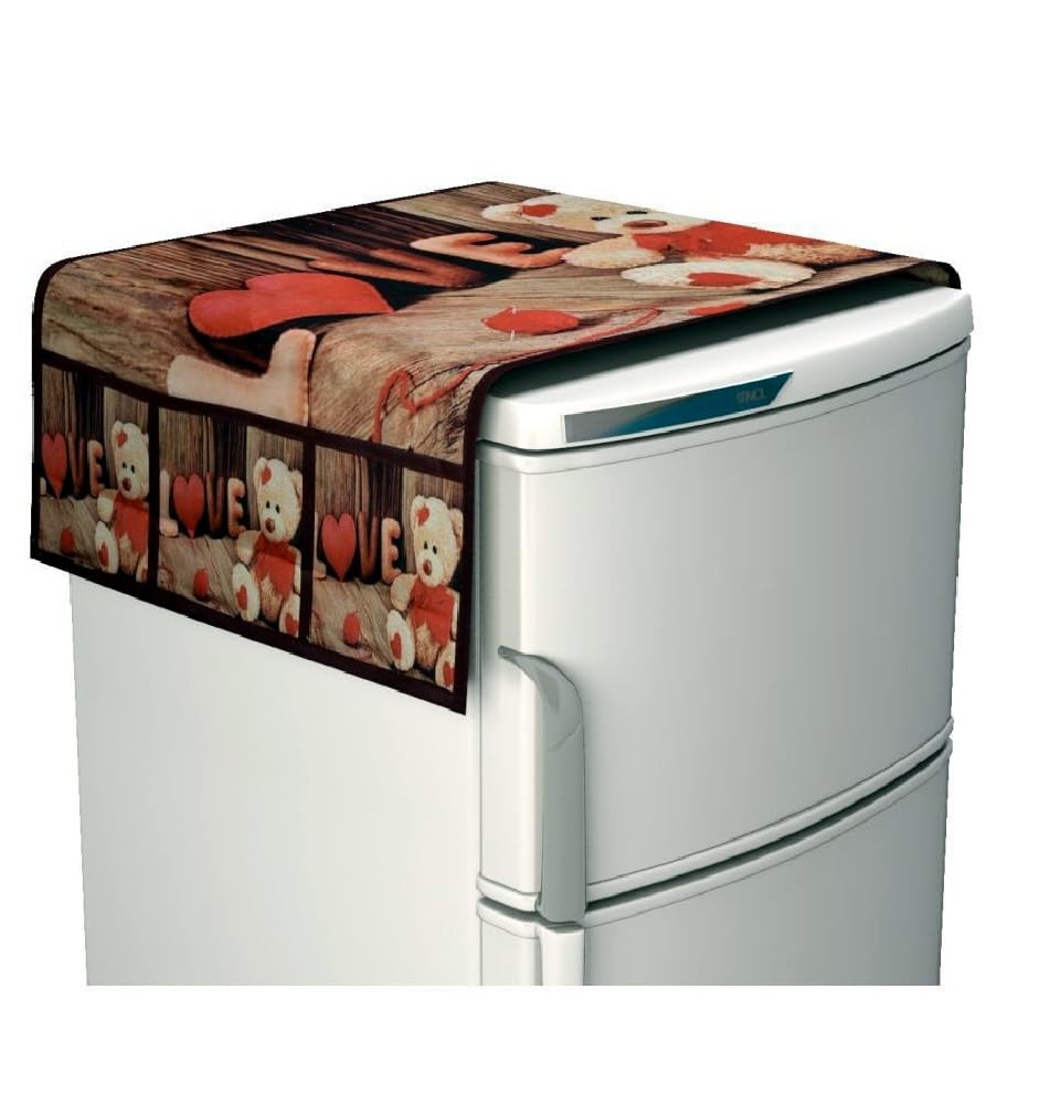 The Endless Store Fridge Top Cover(21 X 39 Inches) (Teddy), Blue