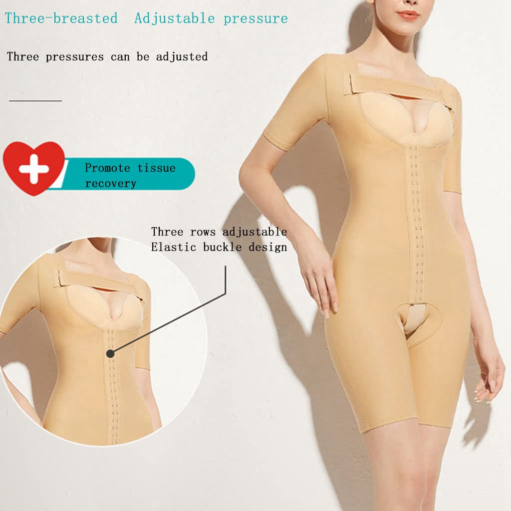 sous-vêtements pour Femmes Contrôle du Ventre Transparent Body de Compression Étape 1 Post-Chirurgical Gaine Mi-Cuisse