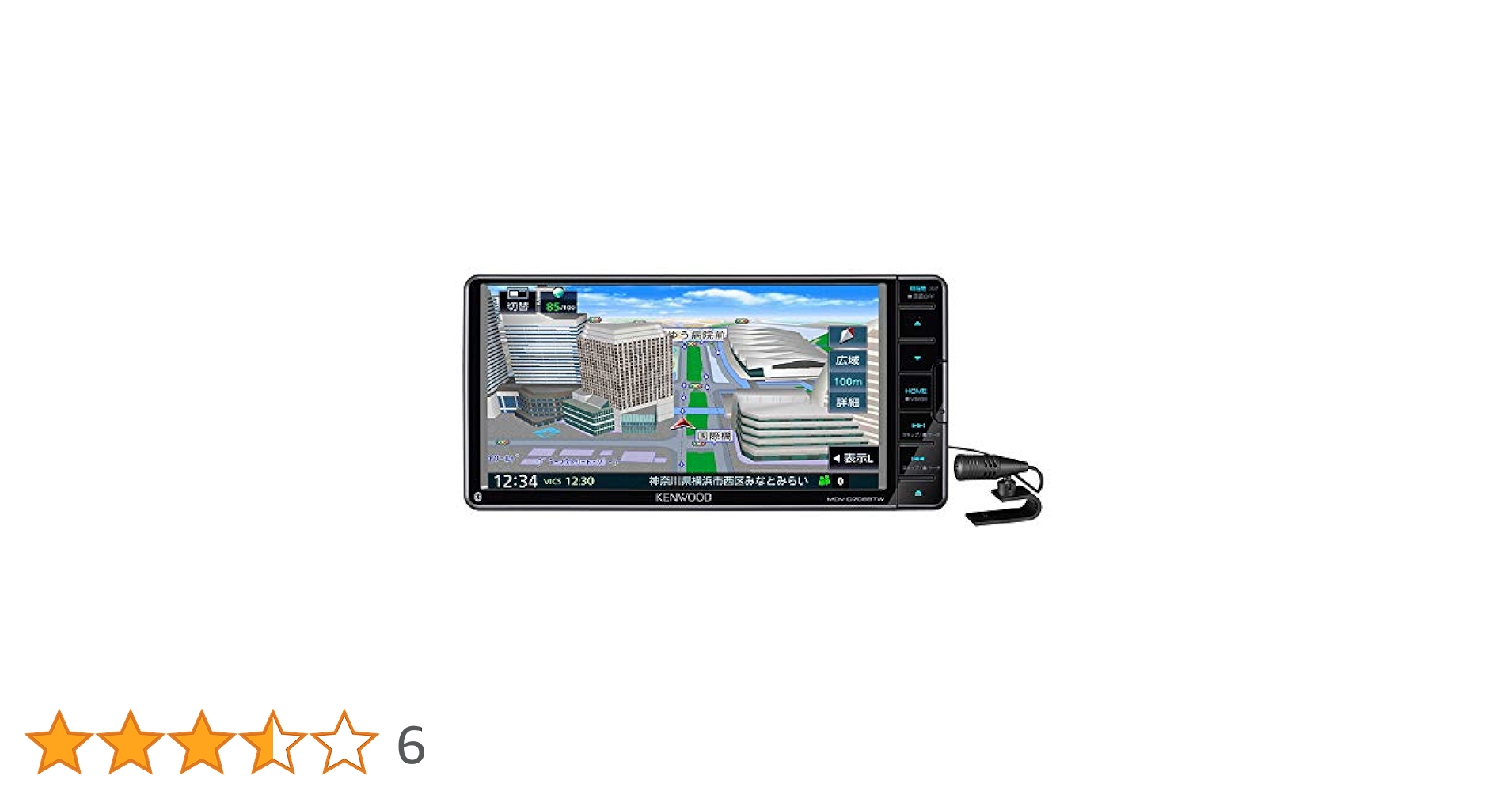 Amazon.co.jp: 彩速ナビ MDV-D708BTW (インダッシュ) : 車＆バイク