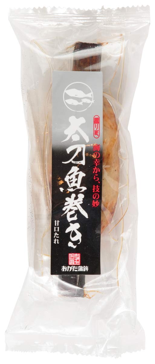 [おがた蒲鉾] 愛媛の太刀魚巻き焼 竹 甘口たれ