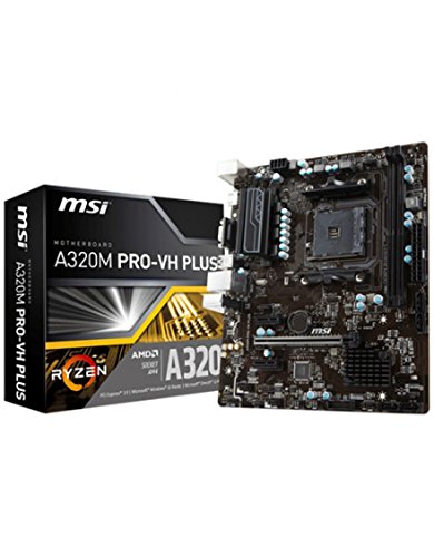MSI A320M PRO-VH Plus Scheda Madre, Nero