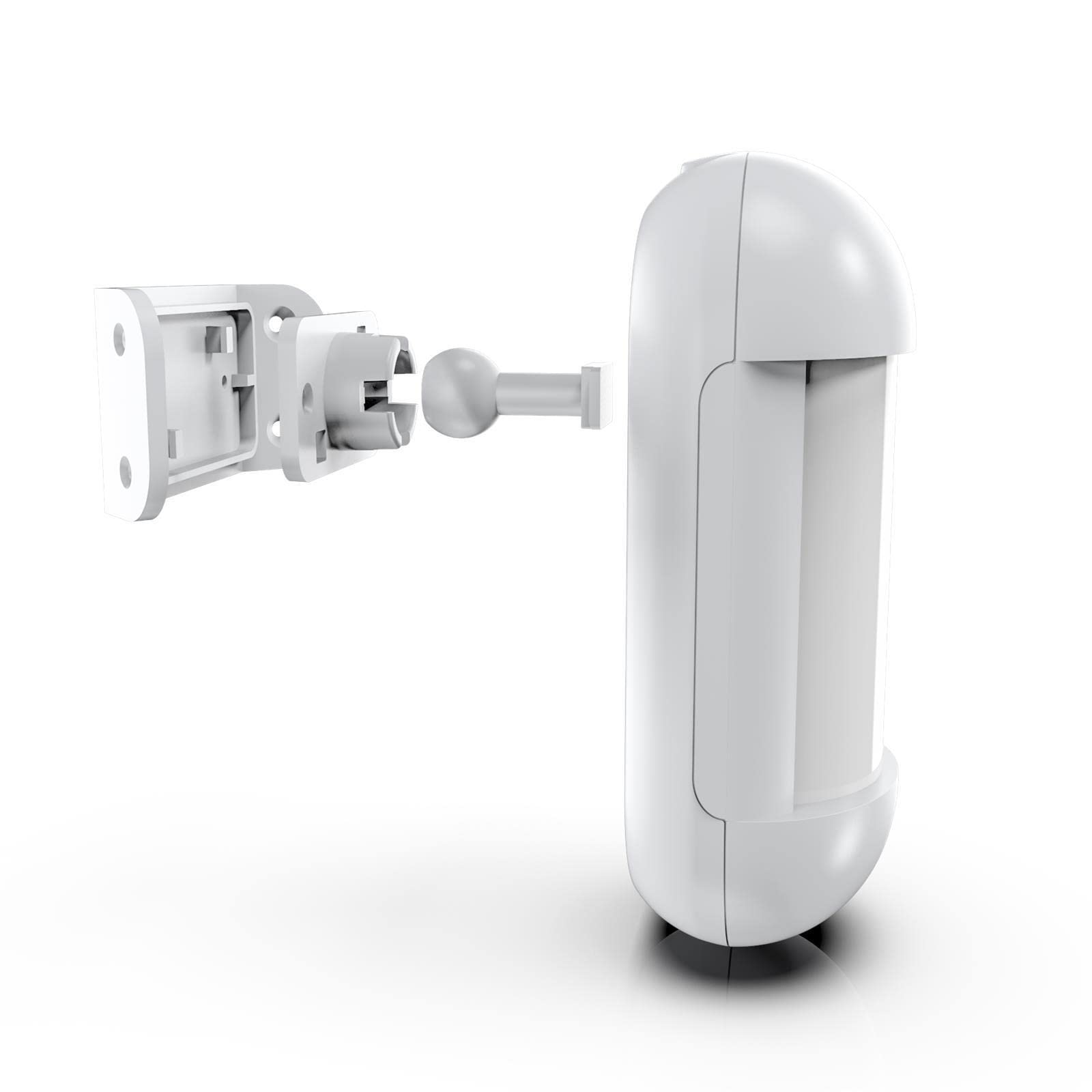 Safe2Home Détecteur de mouvement pour animaux jusqu'à 25 kg pour système d'alarme sans fil série SP110 / SP210 / Basic – LTE WiFi – Détecteur de mouvement infrarouge sans fil Portée 8 m Angle de