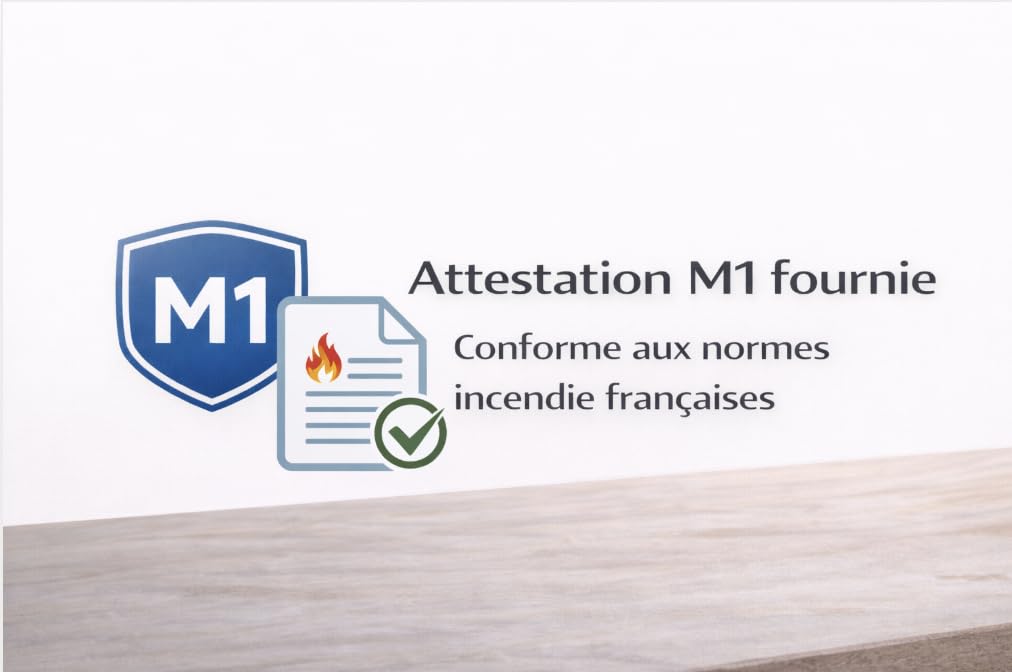 Bidon Ignifuge Bois M1 – Traitement Anti-feu Bois 5 L avec pulvérisateur – Protège Jusqu’à 28,5 m² – Fabrication française - Antifeu Discount