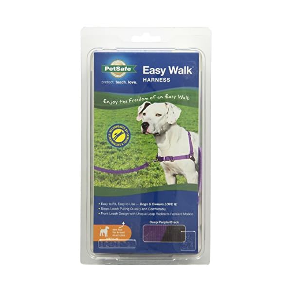 Radio Systems PRP-EWHHCM-PU Easy Walk Harness Clamshell 3/4-Inch Nylon, 20-28-Inch Girth, Medium, Purple Radio Systems PRP-EWHHCM-PU Easy Walk Harness Clamshell 3/4-Inch Nylon, 20-28-Inch Girth, Medium, Purple
