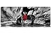 Produktbild KaiWenLi ONE Piece/Luffy Schwarzweiß-Hintergrund/Cartoon-Mausunterlage/Maxi-Version/Wesentliches for Anime-Fans und Otaku/E-Sport, Spiele, Office-Essentials-/ wasserdicht, Anti-Rutsch, Anti-