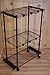 Old Cedar Outfitters Rolling Rod Cart and Tackle Trolley Holds 12 Rod and Reel Combo for Garage and Home Storage