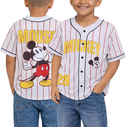 Disney Boys Sports Jersey - Mickey Mouse Cars Lightning...