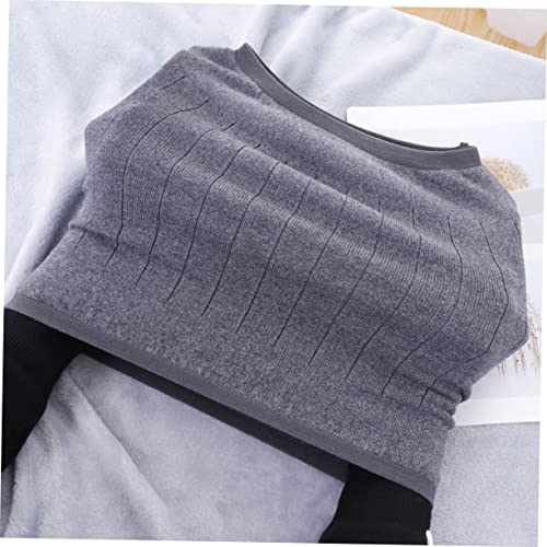 Faja lumbar de lana térmica para mujer talla S gris miniatura 2