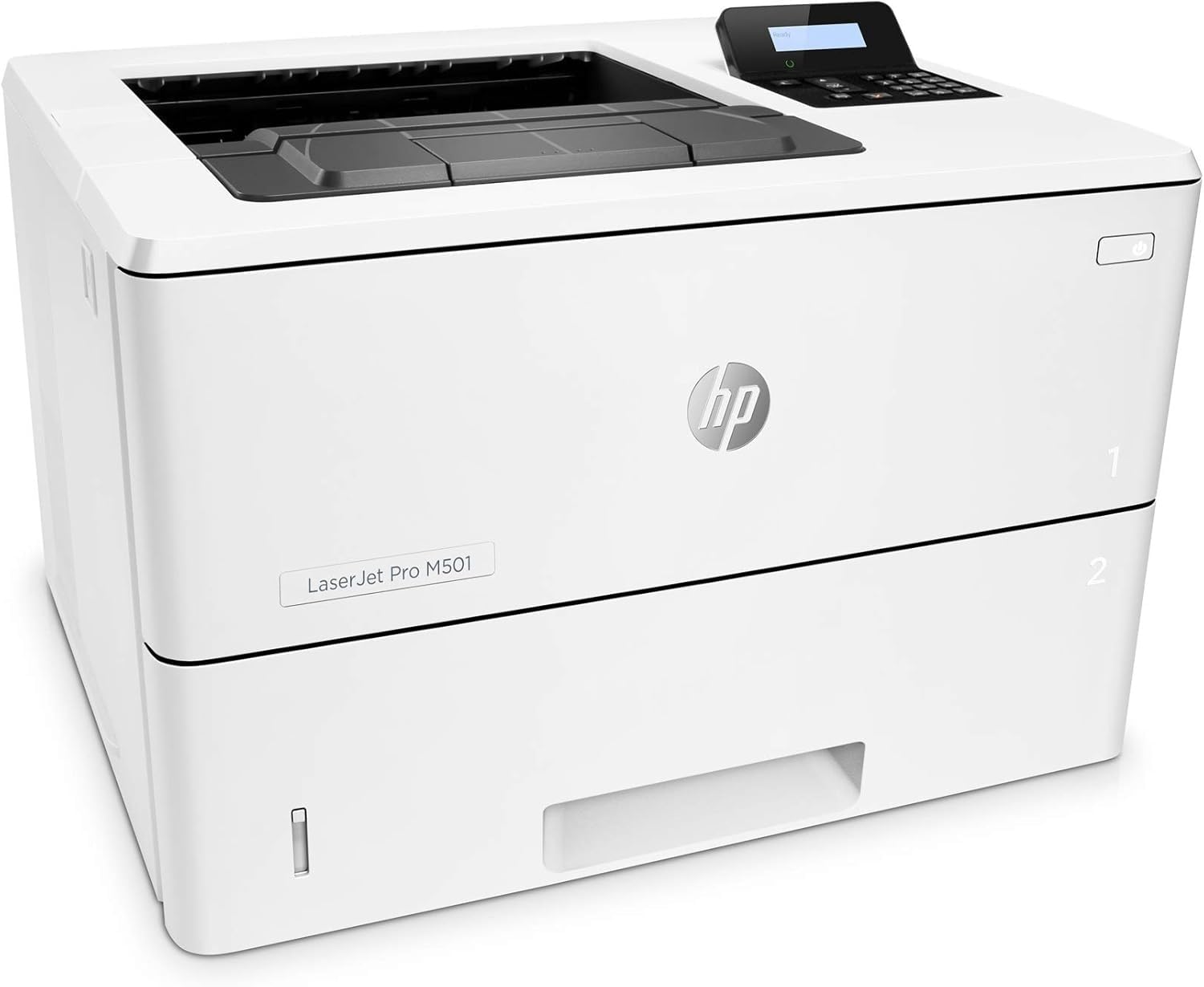 HP LaserJet Pro M501dn J8H61A, Imprimante monochrome recto-verso, noir et blanc, jusqu'à 43 ppm, USB, 2.0 Gigabit Ethernet, Grise