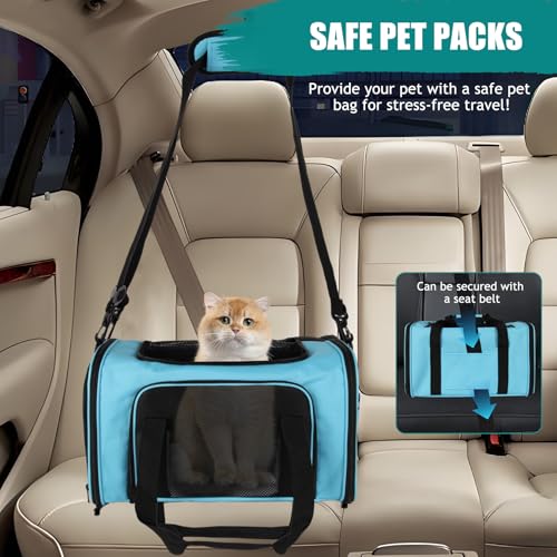 image for Top tasta Dog Cat Carrier Pet Carriers for Small Medium Large Cats Dog