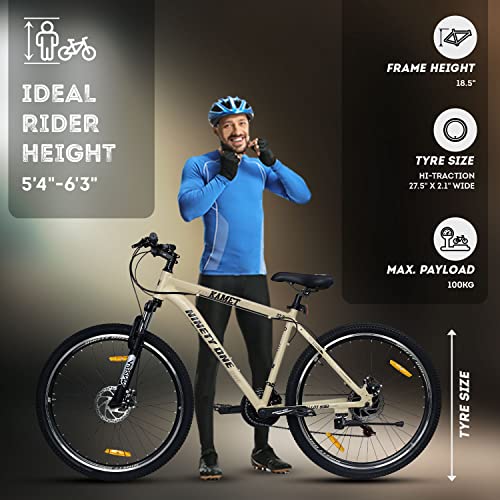ONE Kamet 27.5T 21 Speed Shimano Gears Alloy Bike with Dual Disc