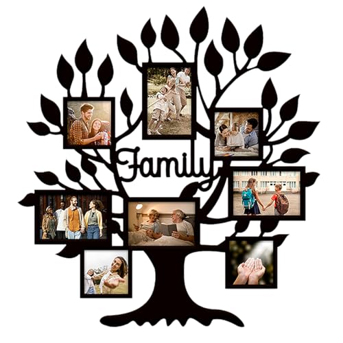 MODE HOME 26x27 Inch Family Tree Picture Frame Collage Wall Decor...