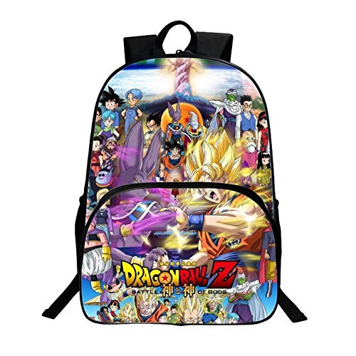 WCDP Dragon Ball Kids Mochila Niños Niñas Escuela de Moda Bolso Bandolera  D1