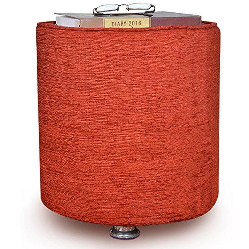 Angel's Myton Solid Wood Stool | 35X35X45 CM | Ottoman | Footstool | Gaming Stool | Extra Seating Stool - Red