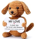 Funny Dog Love Gifts for Him Her, Boyfriend Girlfriend Husband Wife Anniversary Christmas Valentines Day Birthday Gifts for Him Her, I Love You Presents Stocking Stuffers Things Stuff Ornament Decor