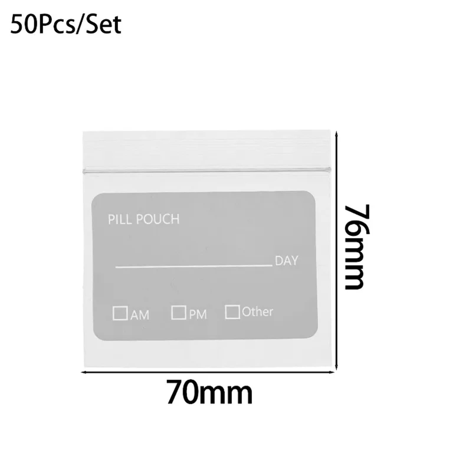 Lot de 500 pochettes réutilisables en polyéthylène de qualité alimentaire avec fermeture éclair - Multi-usage - Anti-fuite - Fermeture rapide - Pour bijoux et maison