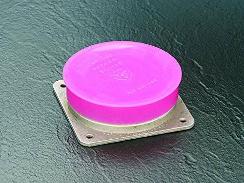 Image of Caplugs SEC-14 SEC Series - Static Dissipative Cap for Threaded Connectors, 200 Pack, Pink LD-PE, Nominal Thread Size 7 /8 inch, Positive ESD Protection, Electrical Connectors, Bayonet Type (99394496)