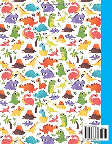 Primary Composition Notebook: Primary Story Journal with Picture Space and Dotted Midline Learn to Draw and Write Primary Journal Dinosaurs. Back to school supplies. image 3