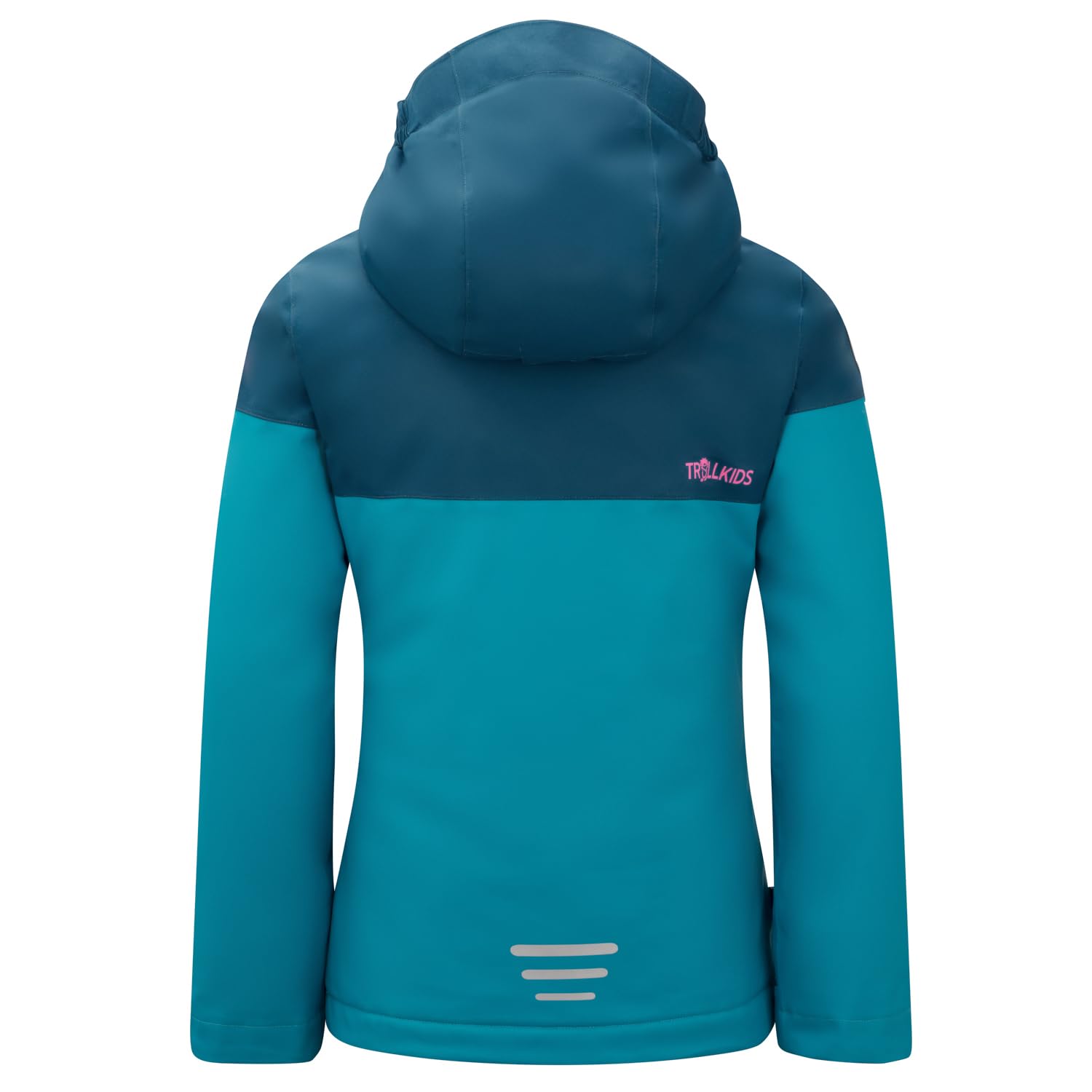 Trollkids Girls Hallingdal Jacket 140, Dark Turquoise/Madeira Blue