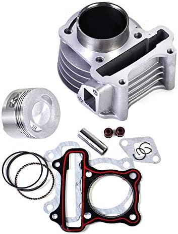 47mm Cylinder Piston Rings Gasket Kit for GY6 49cc to 80cc Scooter Moped ATV Go Kart 139QMB 139QMA Engine