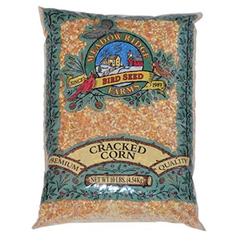 Meadow Ridge Farms Cracked Corn Wild Bird Food, 10-Pound Bag Cover