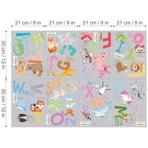 Vinilos Decorativos Alfabetos Animados para Pared miniatura 6