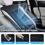 Coverado 2026 Cooling Car Seat Cushion 12V-24V Universal Air Ventilated Seat Cover Featuring 8 Cooling Fans Works for Car SUV Pickup Truck Breathable Cool Driving Seat Pad Fashion Gray - Image 2