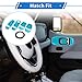VekAuto 4 Pcs Door Bowl Cover Trim Compatible for Jeep Wrangler JL 2018-2022 ABS Light Blue Exterior Accessories