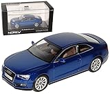 Fahrzeug ist ca 11 cm lang Norev A-U-D-I A5 Coupe Scuba Blau Facelift Ab 2011 1/43 Modell Auto mit individiuellem Wunschkennzeichen