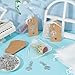 Imagen de PH PandaHall 24 Juegos de Llaveros del Árbol de la Vida Detalles de Fiesta Bolsas de Regalo de Organza Recuerdo de Boda Llavero de Árbol Plateado Bolsas Pequeñas de Malla con Etiquetas en Blanco para