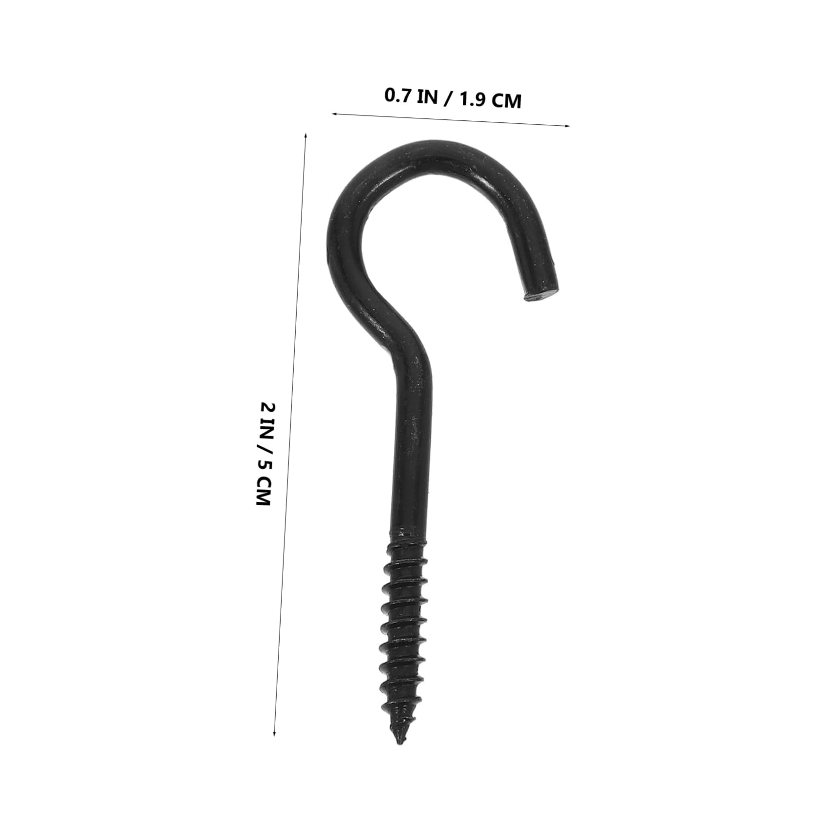 OSALADI 100pcs Screw Heavy Duty Eye Bolts for Hanging DIY Pendant Material Sturdy Screw Hooks for Plants Cup Hooks Ceiling Hooks Wind Chime Hanger