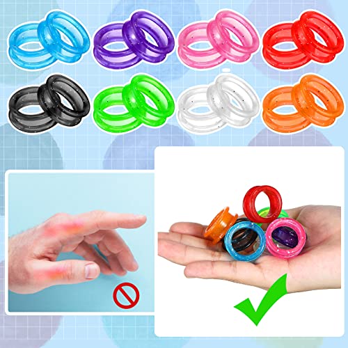24 Pcs Silicone Scissors Finger Rings Soft Dog Grooming Scissors Accessories Pet Grooming Shear Finger Ring Thumb Inserts Grips for Dog Hair Cutting, 8 Colors 24 Pcs Silicone Scissors Finger Rings Soft Dog Grooming Scissors Accessories Pet Grooming Shear Finger Ring Thumb Inserts Grips for Dog Hair Cutting, 8 Colors