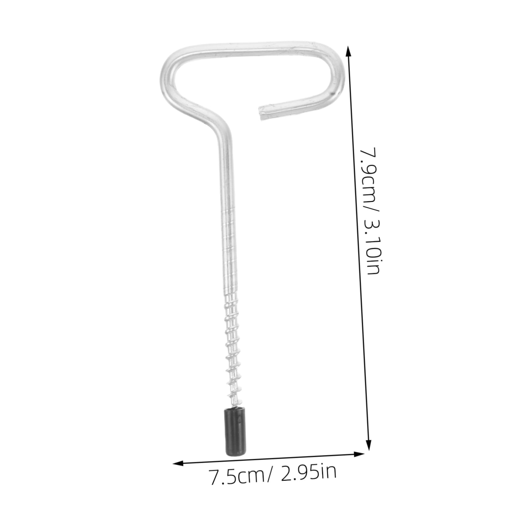 BESPORTBLE Ice Screws for Ice Fishing Tent Anchors Spiral Ice Nail Stakes for Outdoor Winter Activities Durable Ground Fixing Tools for Ice and Tents