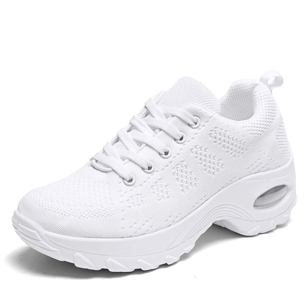 Damen atmungsaktive Turnschuhe Fitness-Gym Schuhe Schnüren Casual Sport Sportschuhe Outdoor Fashion Walking Trainer Schuhe