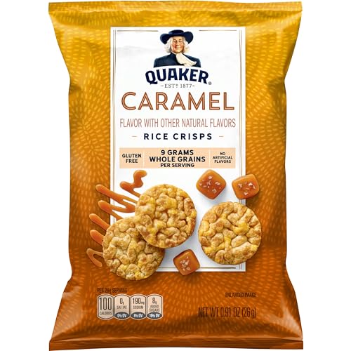 Image of Quaker Rice Crisps, Gluten Free, Caramel, 0.91 Oz, 30 Count