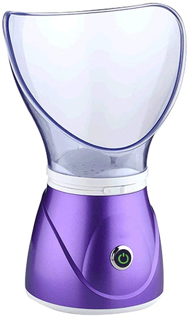 GALAXGO Professional Steam Inhaler Facial Sauna Steamer Moisturizing Mask Spa Steamer with Aroma Diffuser Humidifying Function (Purple)