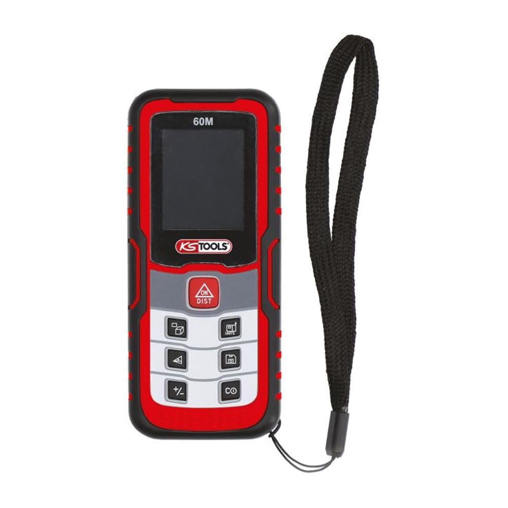 KS TOOLS - 300.0068 - Mètre laser - mesure précise jusqu'à 60 m avec affichage LED