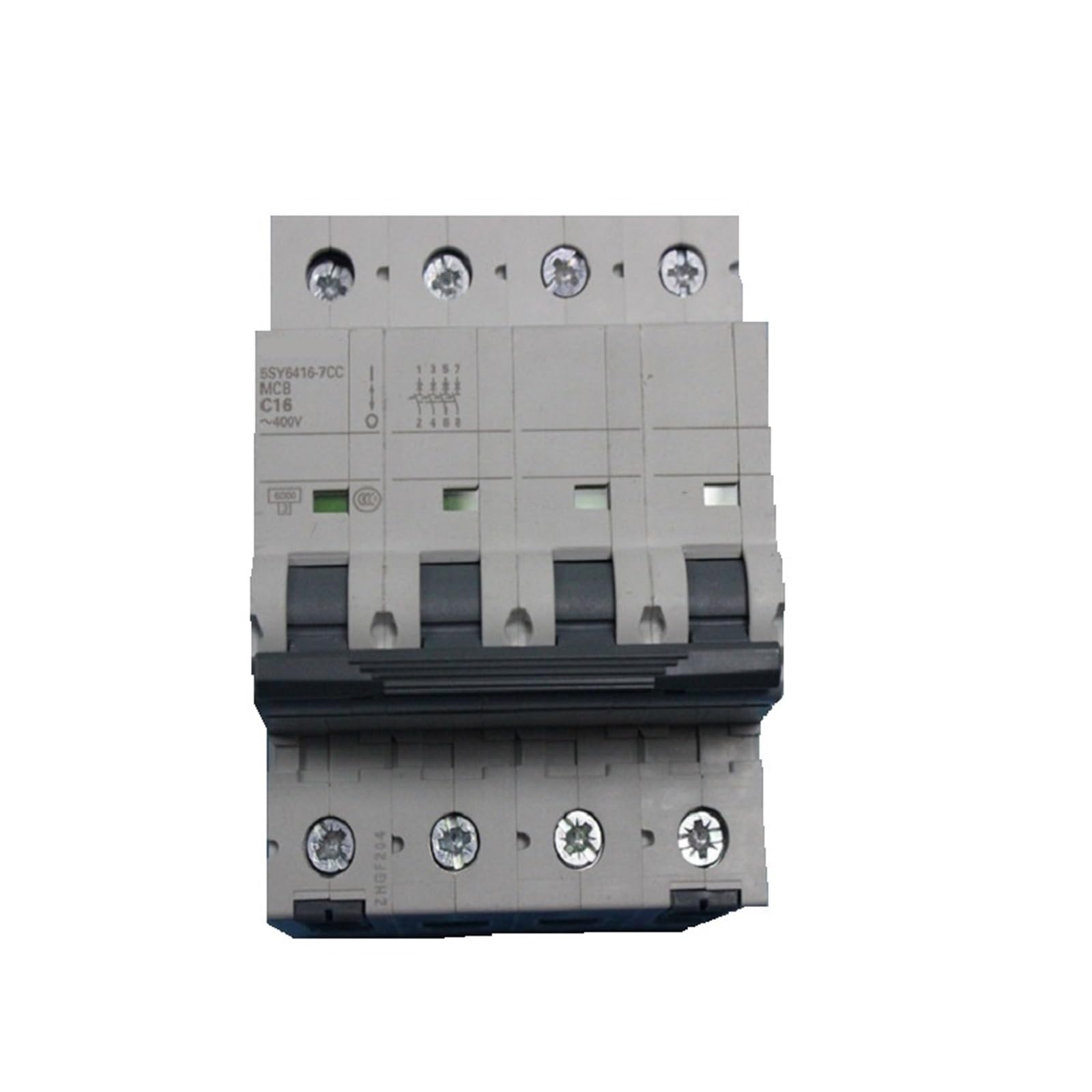 Disyuntor automatico 5SY6 de 4 polos que elimina apagones por picos de arranque en motores