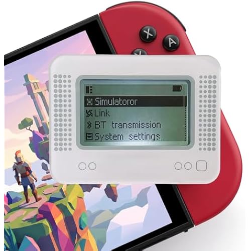 Allmiibo NFC Emulator for Game Console, Portable NFC Game Emulator with Rewritable NFC Tags, NFC Cards Storage & Writer, Compatible with NFC Enabled Gaming Devices, Handheld Game Companion Accessory