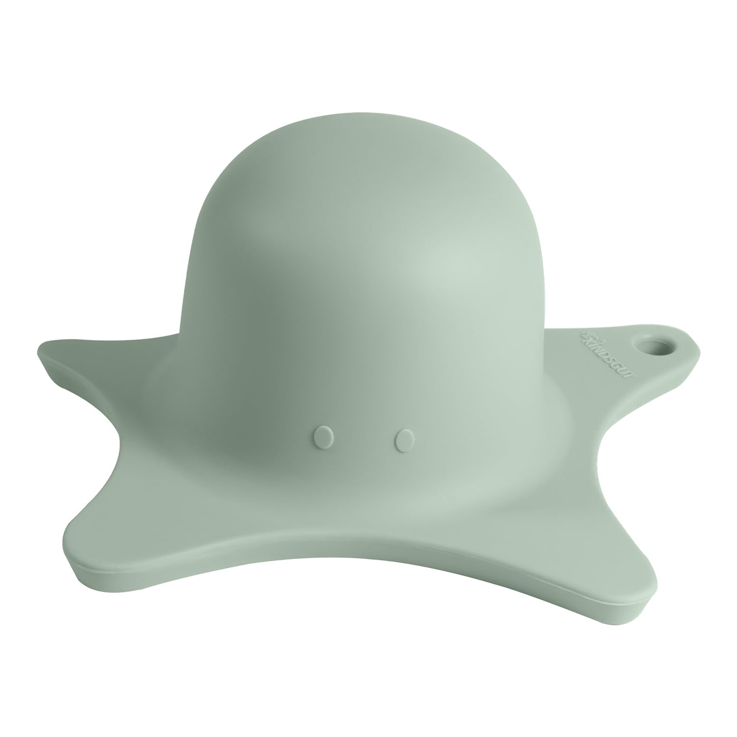 Kindsgut Duschhilfe, für Kinder, aus Silikon, in niedlicher Seestern Form, elegantes Design, Unterstützung beim Haare waschen, unisex, Pistazie
