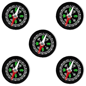 Skywalker Pocket Sized Economy Compass (1-1/4″), Pack of 5