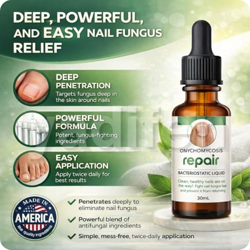 Image of Nail Fungal Repair Oil - Fungus Remover Infection Medicine Serum Treatment, Toenail Drops Liquid for Damaged Nails (30ML, 1, count)