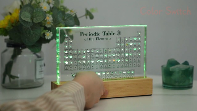 Amazon.com: ZXMOTO Periodic Table with Real Elements Inside